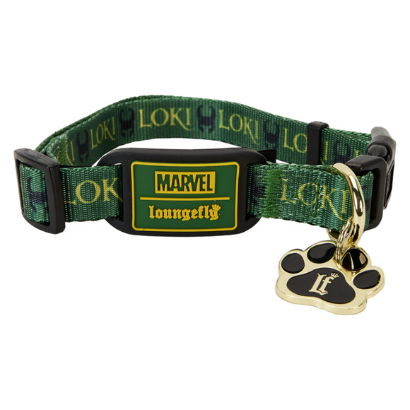 Loungefly Other - Loungefly Marvel Loki Dog Collar Large ( 18-29" neck) green gold black NWT